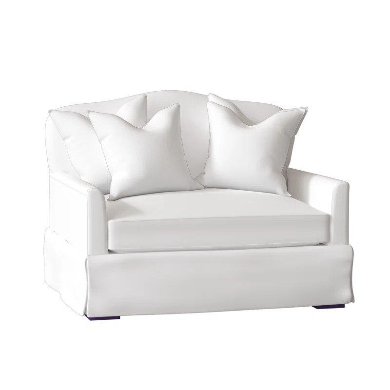 Wendell Slipcovered Chair And A Half | Wayfair North America