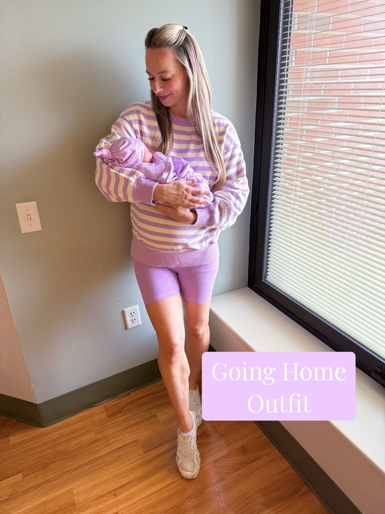 My going home outfit from the hospital! Little sis arrived and we of course had to match. 
Her swaddle is custom and makes such a great gift and my set is so comfy and perfect for post partum!

#LTKmomlife #LTKBaby #LTKstorytime