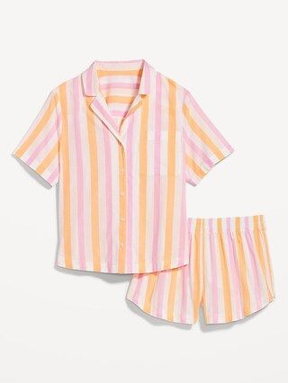 Poplin Pajama Set | Old Navy (US)