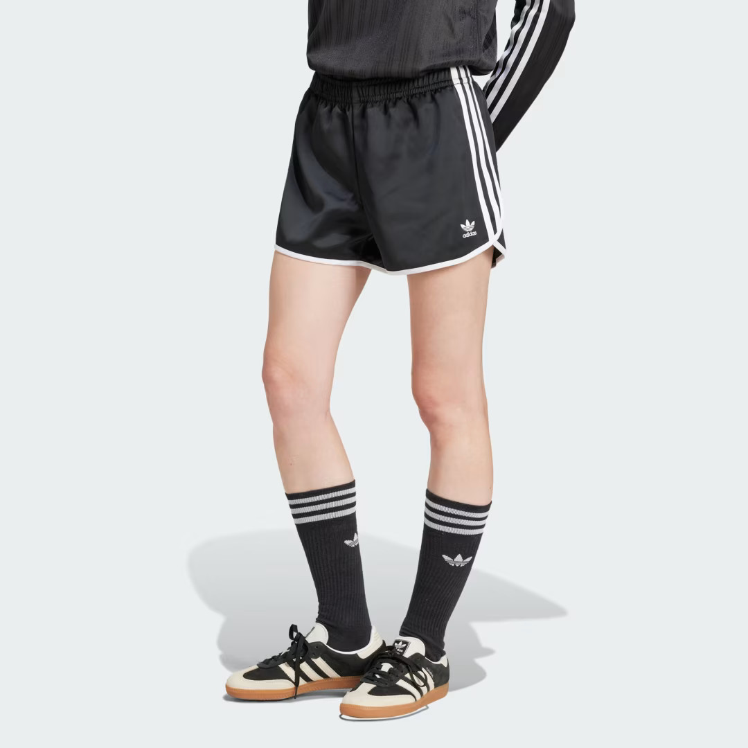 adidas Adicolor 3-Stripes Sprinter Shorts Black M - Womens Originals Shorts | adidas (US)