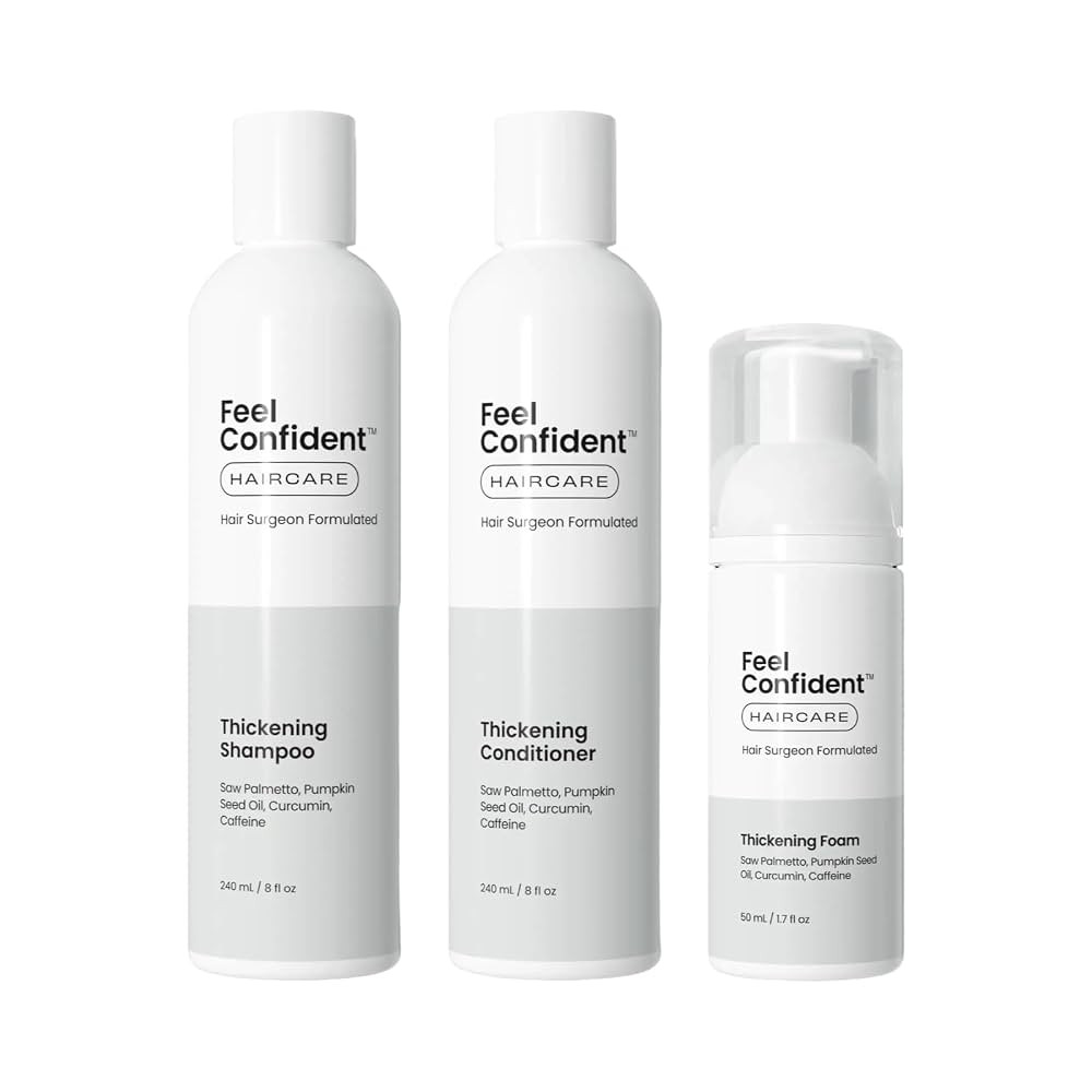 Haircare Collection Tickenning Shampoo, Conditioner and Foam. Developed by a hair transplant surg... | Amazon (US)