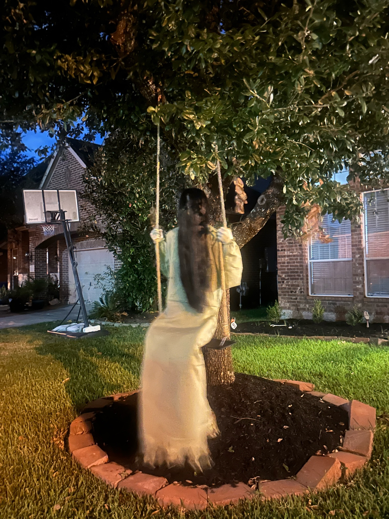 Halloween outdoor decor soulless girl On A Swing 

#LTKFindsUnder100 #LTKHome #LTKSeasonal