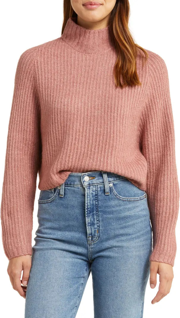 Marley Tulip Back Mock Neck Sweater | Nordstrom