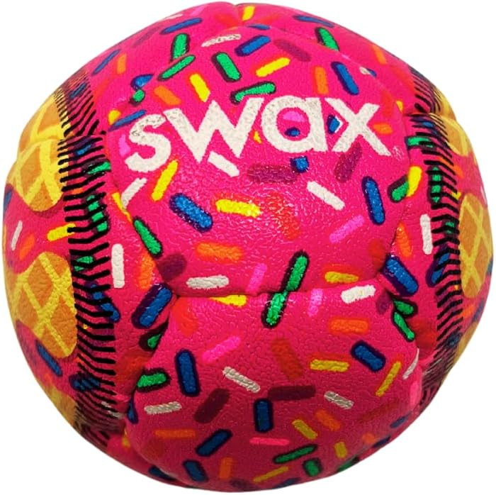 Swax Training Baseball 2‑Pack – Pink Sprinkle Design, Soft‑Impact, Limited‑Flight, Regula... | Amazon (US)