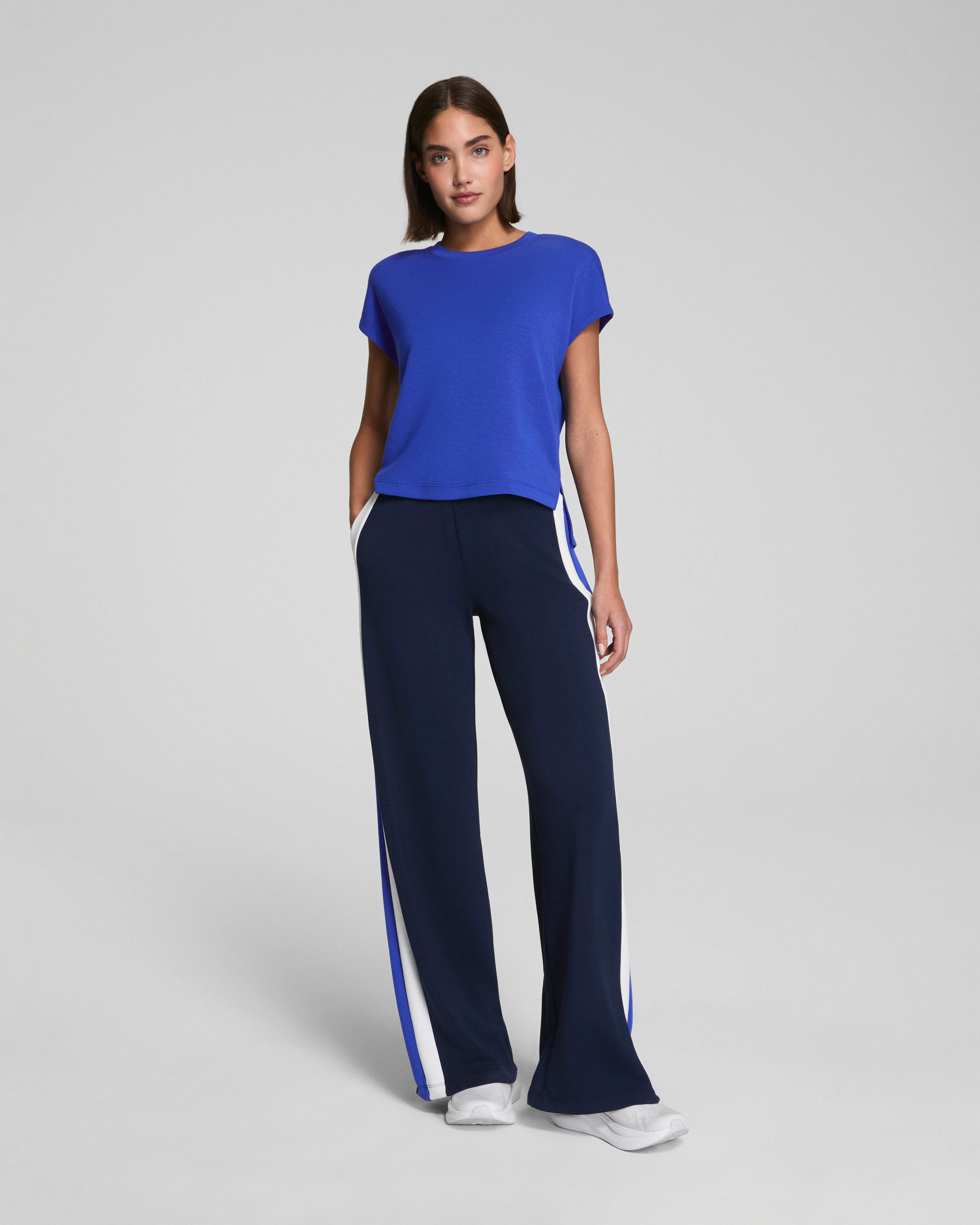 SPANX® AirEssentials Colourblock Wide Leg Track Pant | Spanx Canada