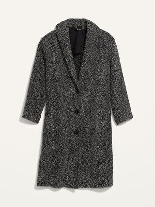 Relaxed Textured Overcoat for Women | Old Navy (US)