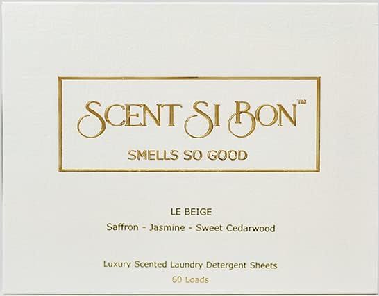 Amazon.com: Scent Si Bon Luxury Scented Laundry Detergent Sheets, 60 Loads, Le Beige Scent Inspir... | Amazon (US)