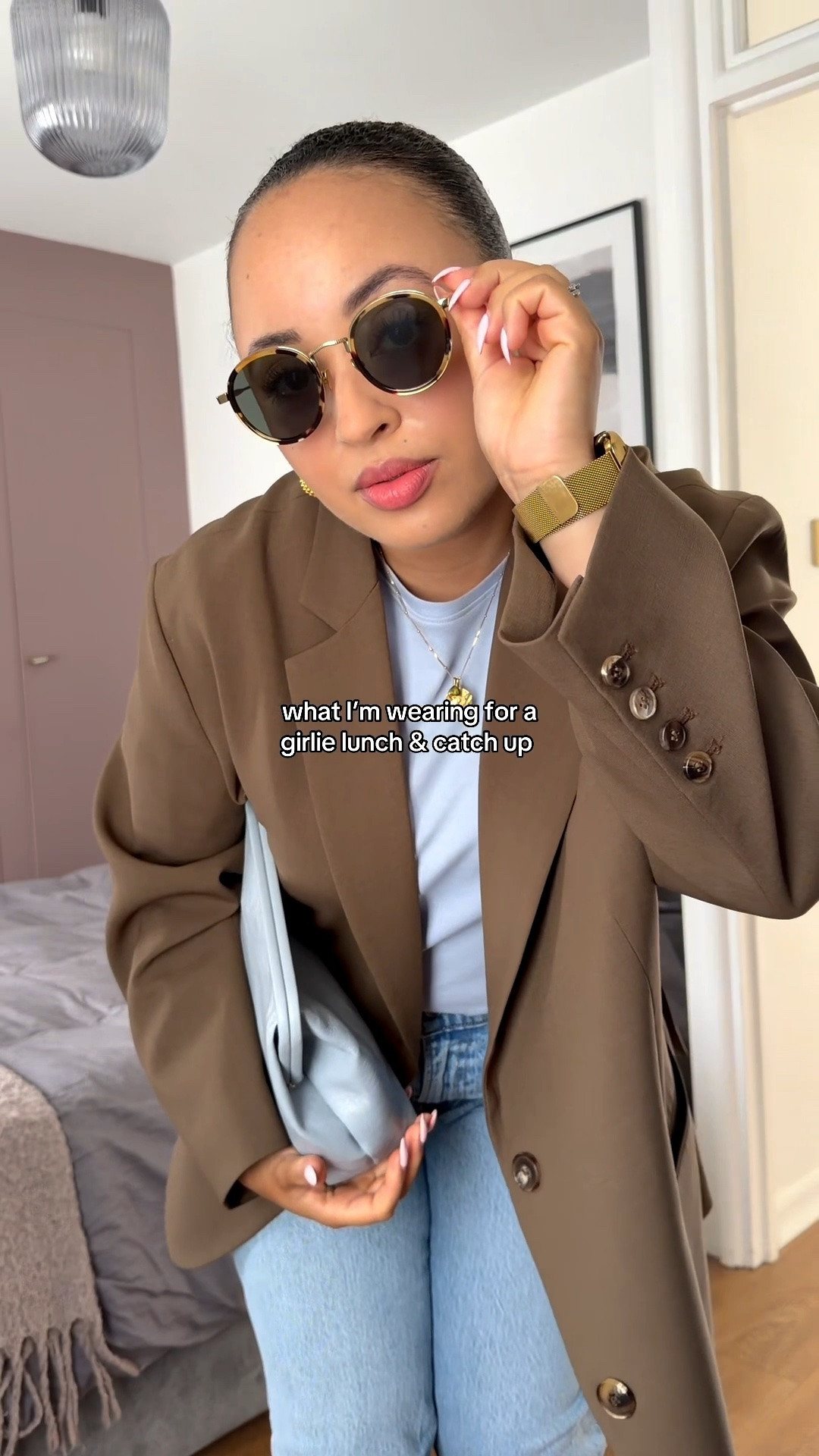 Planned my whole outfit around the bag to be honest!

Wearing a size w30 short in the jeans 
Xs in the blazer 
Medium in the tshirt

#LTKspring #LTKuk #LTKjeans