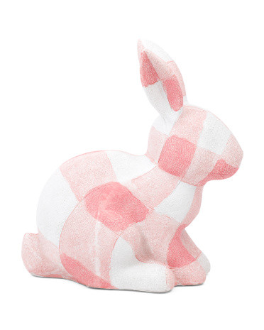 8in Gingham Canvas Look Bunny | Easter | Marshalls | Marshalls