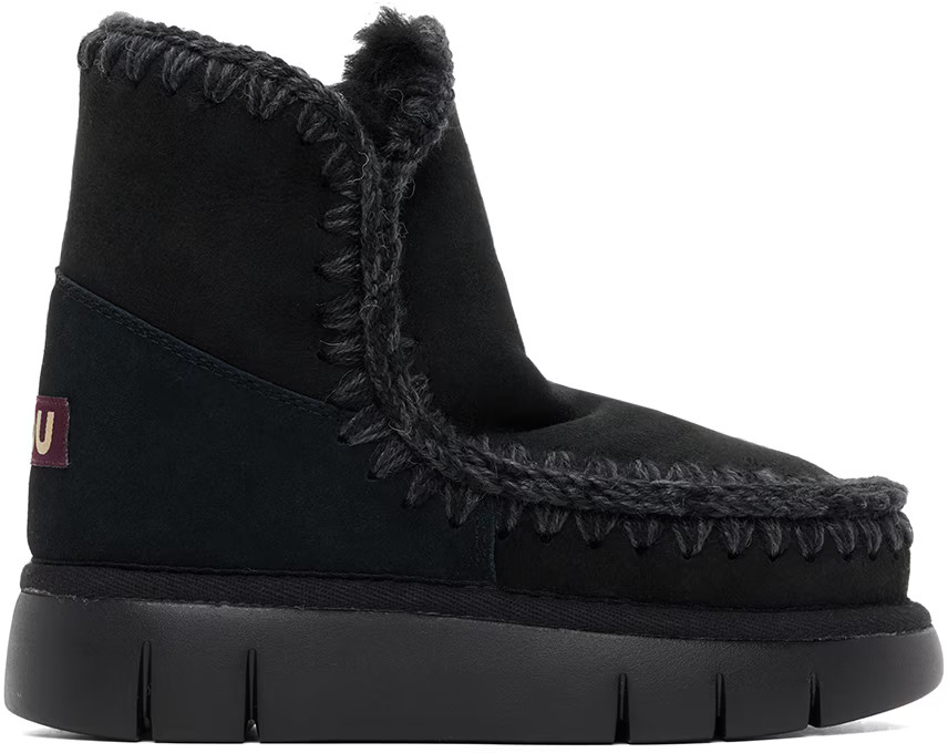 Black 18 Bounce Ankle Boots | SSENSE