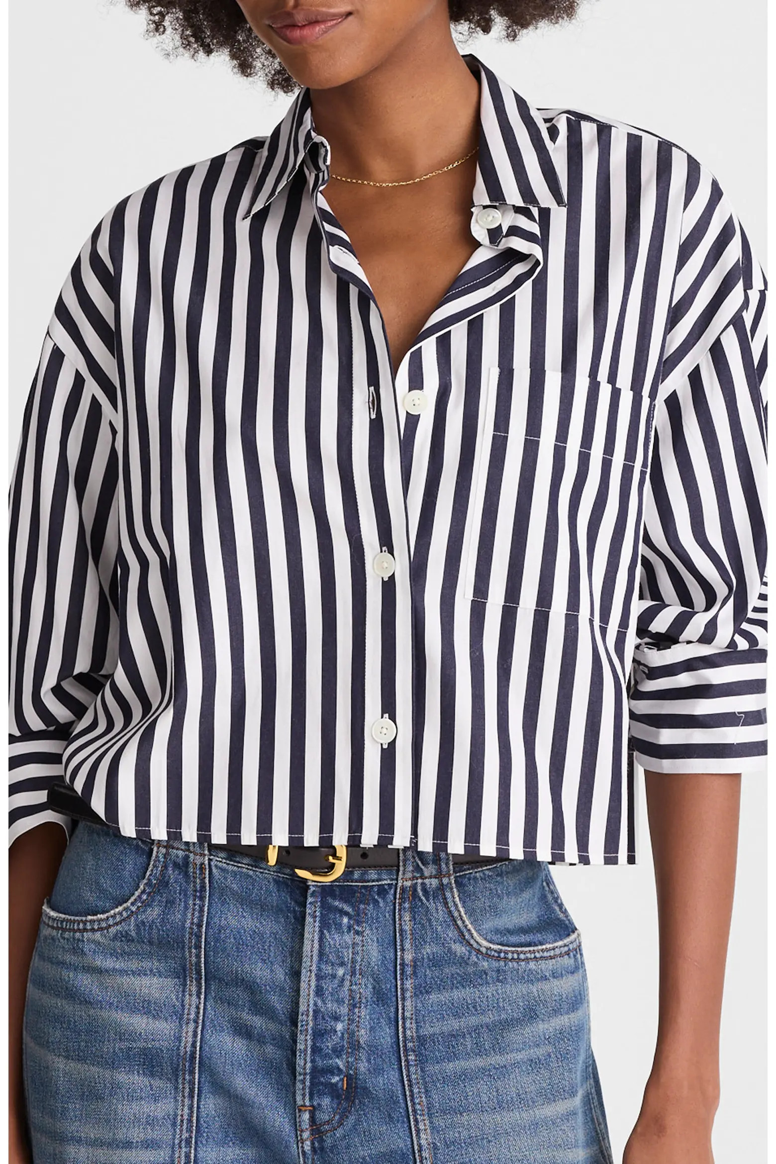 Straight Hem Poplin Shirt (Women) | Nordstrom | Nordstrom