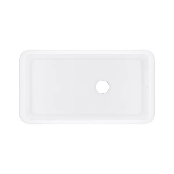 Allia™ 34" Fireclay Single Bowl Undermount Kitchen Sink | Perigold