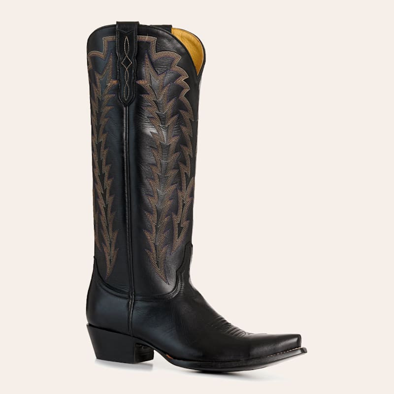 JRC & Sons Women's Whitney Black Snip Toe Cowboy Boots | Cavender's