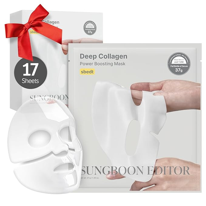 SUNGBOON EDITOR Deep Collagen Overnight mask 37gx17ea | Real Collagen 2,160,000PPB for Elasticity... | Amazon (US)