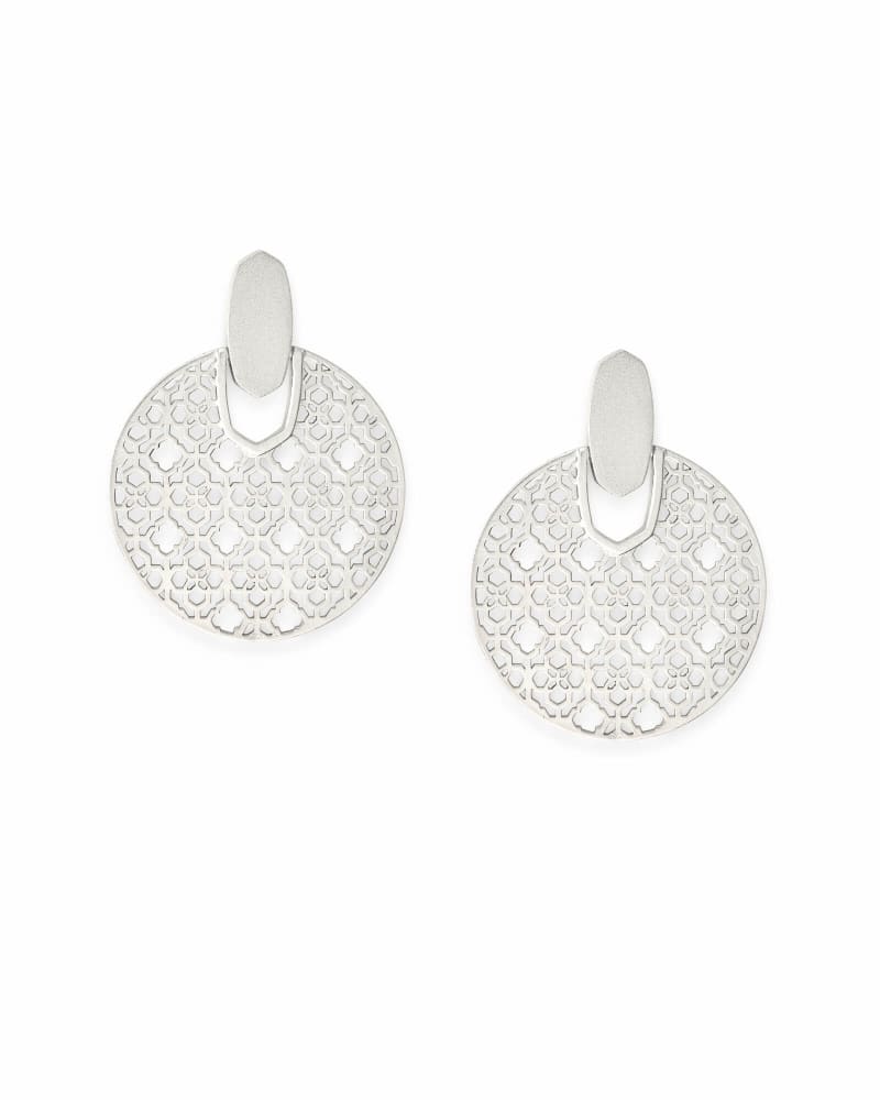 Didi Silver Statement Earrings in Silver Filigree | KendraScott | Kendra Scott