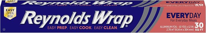 Reynolds Wrap Everyday Strength Aluminum Foil Roll, 12 Inch Wide, 30sq ft | Amazon (US)