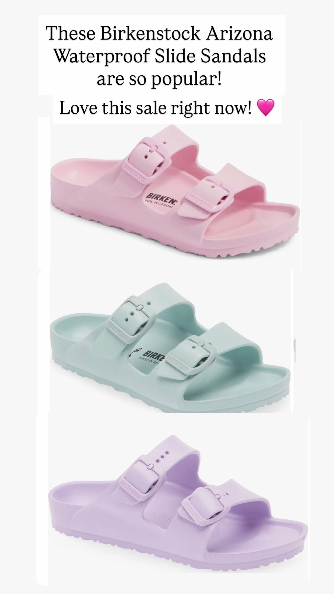Whenever these Arizona slides go on sale from Birkenstock, I’d love to share these! These are kids ones!

#LTKKids #LTKSaleAlert