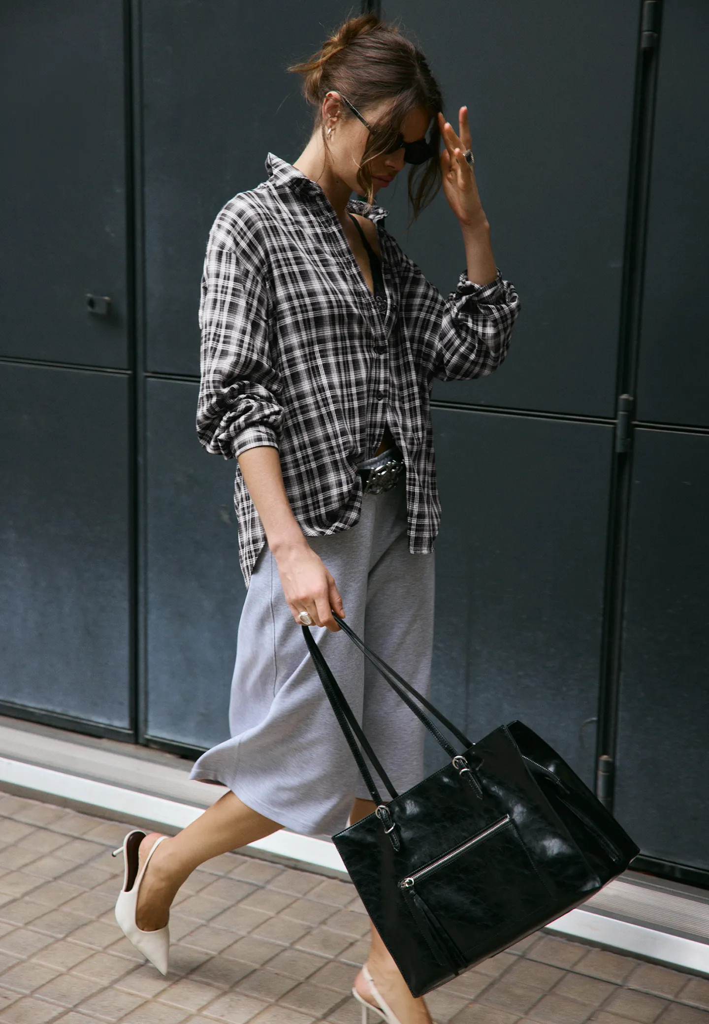 Adjustable regular shirt - Women's Shirts and Blouses | Stradivarius United Kingdom | Stradivarius (UK)