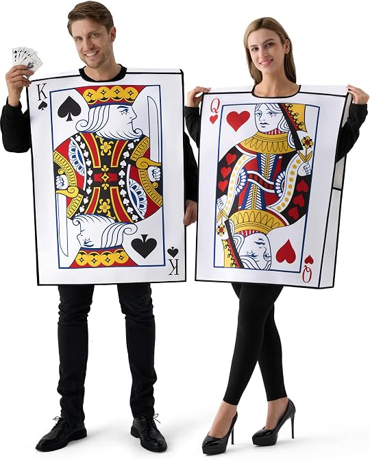 Spooktacular Creations 2 Pcs Adult Couple King & Queen Playing Card Costume for Halloween Costume... | Amazon (US)