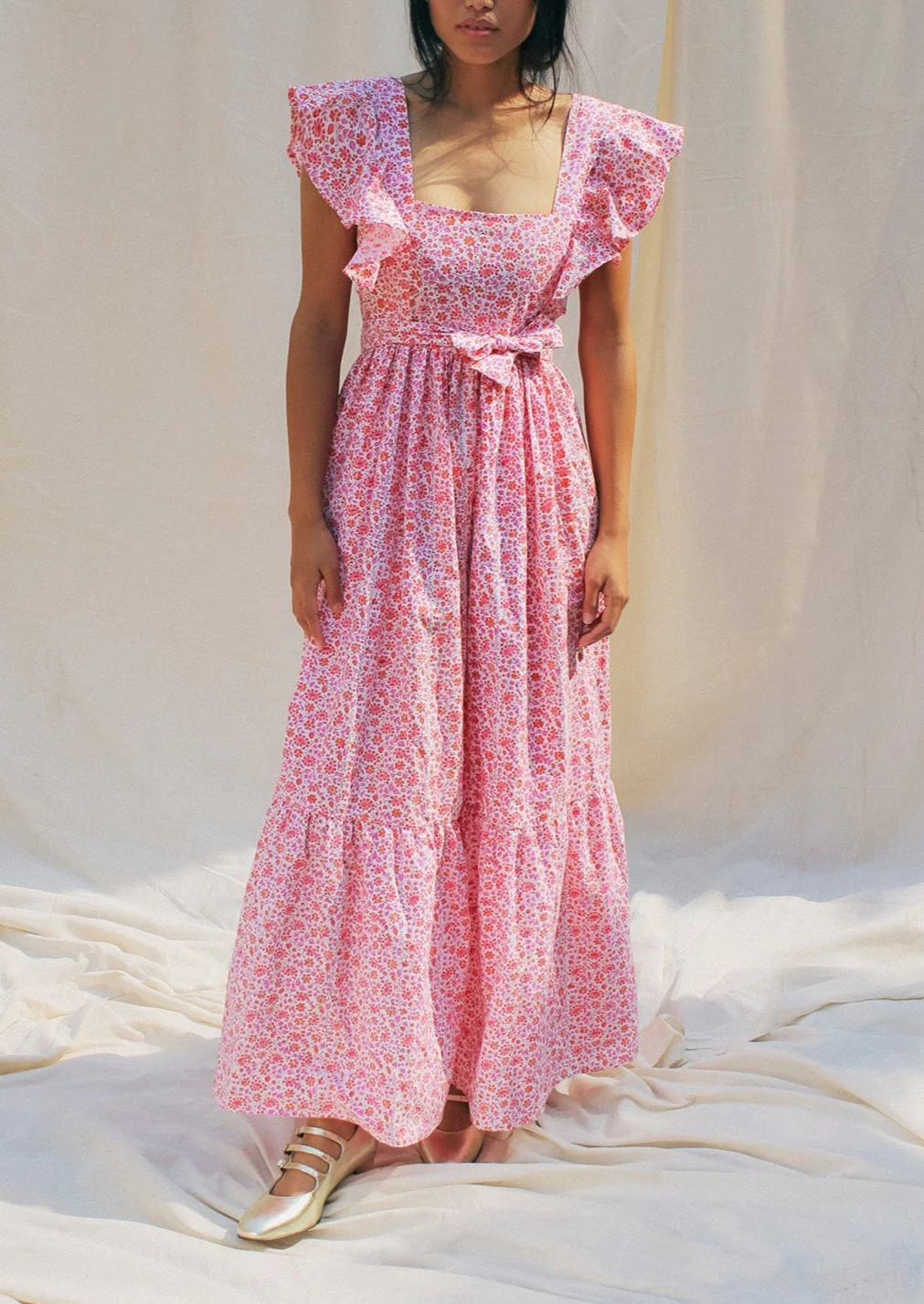 Charlotte Dress in Eva Pink | Over The Moon