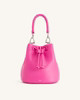 Yulia Padded Bucket Bag - Bright Pink | JW PEI US