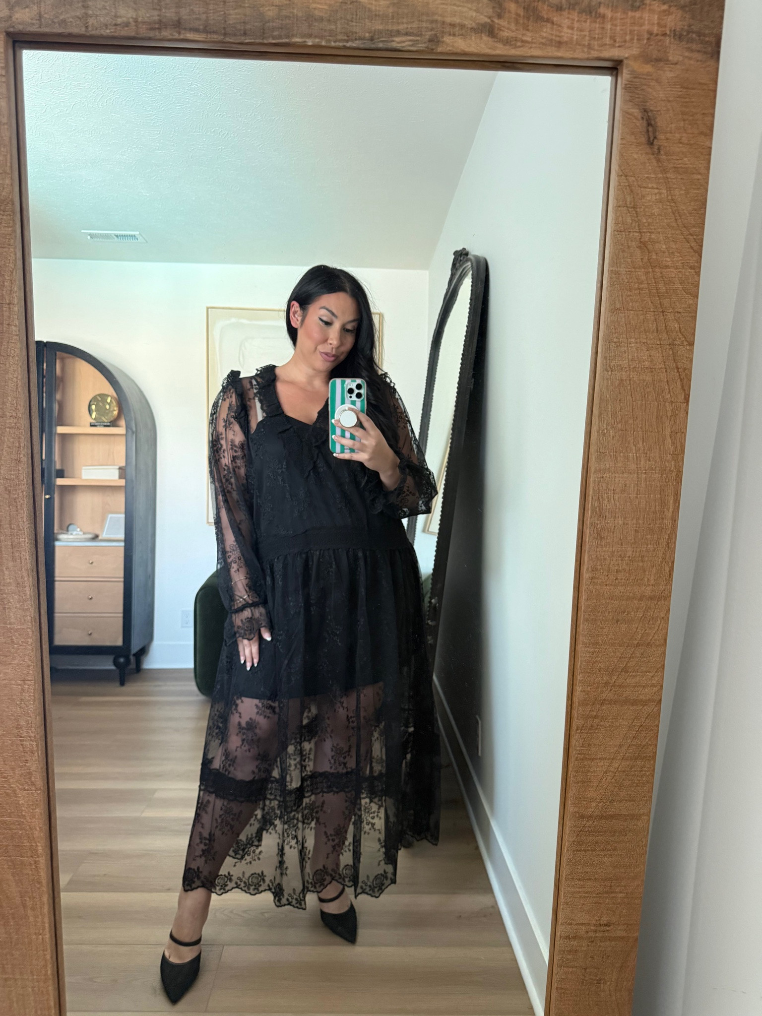 I had high hopes for this dress but not sure if I love the lace! Wearing a XL! midsize, fall fashion, fall style, walmart skirt, plaid skirt, trending fall, affordable fashion, walmart fashion 

 #LTKSeasonal #LTKMidsize