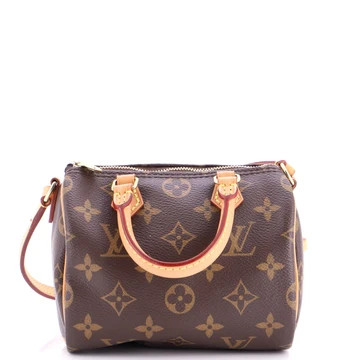 Speedy Bandouliere Bag Monogram Canvas Nano | Rebag