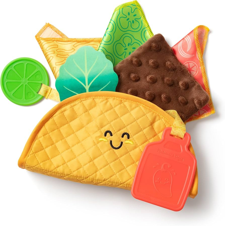 Melissa & Doug Multi-Sensory Soft Taco Fill & Spill Infant Toys For Babies, Baby Toys For Ages 6 ... | Amazon (US)