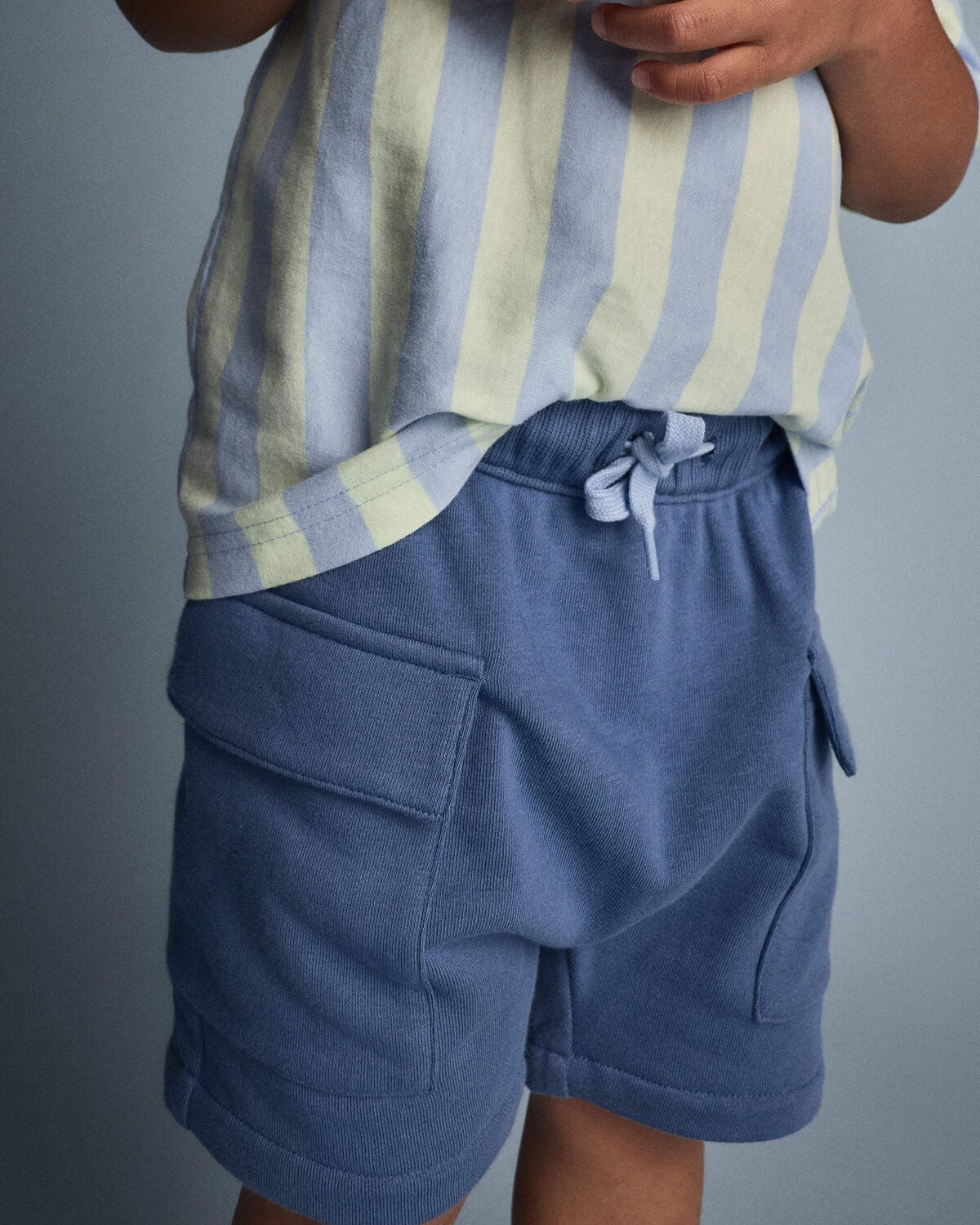 Toddler Boy French Terry Cargo Shorts - Slate Blue - Otter Avenue | Carter's | Carter's Inc