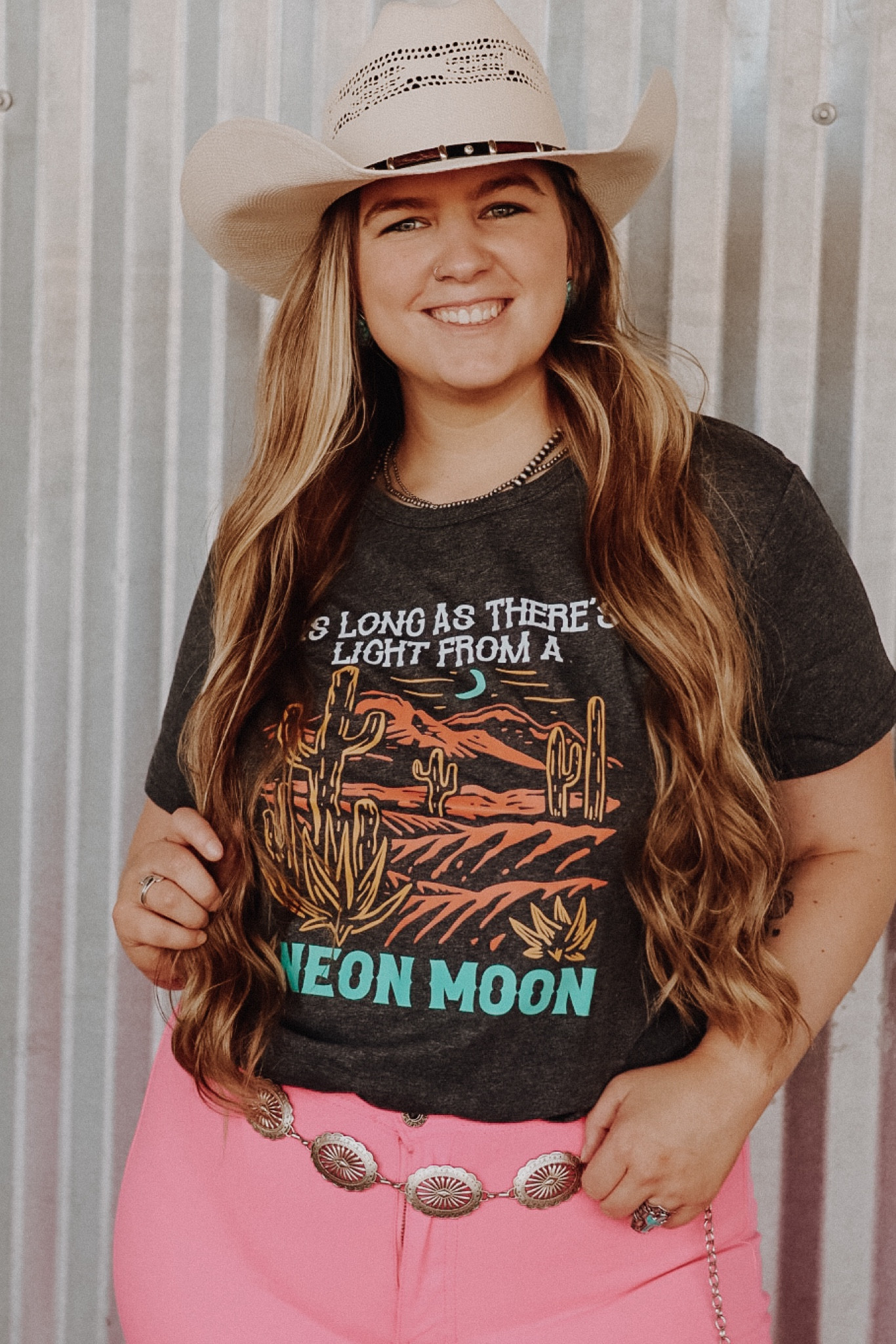 Such a fun look! Can be worn to concerts, festivals or even a GNO! 
Shirt: Medium 
Hat: Medium 

#LTKMidsize #LTKBeauty #LTKFestival