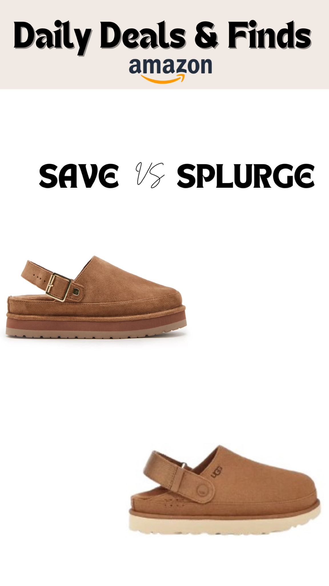 Ugg Goldenstar clog // $130// THE shoe of this fall 🙌🏼

Madden girl clog // dupe for $49.99 BUT on sale now for $38.24 with code SAVINGS15 👏🏼👏🏼

#LTKShoeCrush #LTKSaleAlert