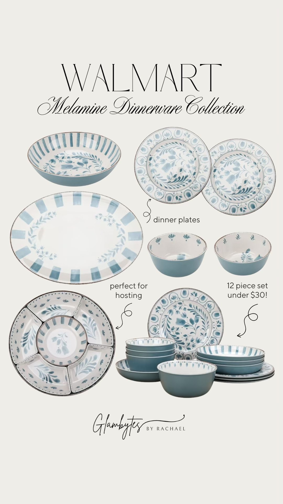 Gorgeous dinnerware collection from Walmart!💙✨ 

Walmart kitchen, Walmart finds, Walmart find, Walmart home, spring home refresh, spring hosting, spring dinnerware, spring serveware, affordable dinnerware set

#LTKHome #LTKFindsUnder100 #LTKFindsUnder50