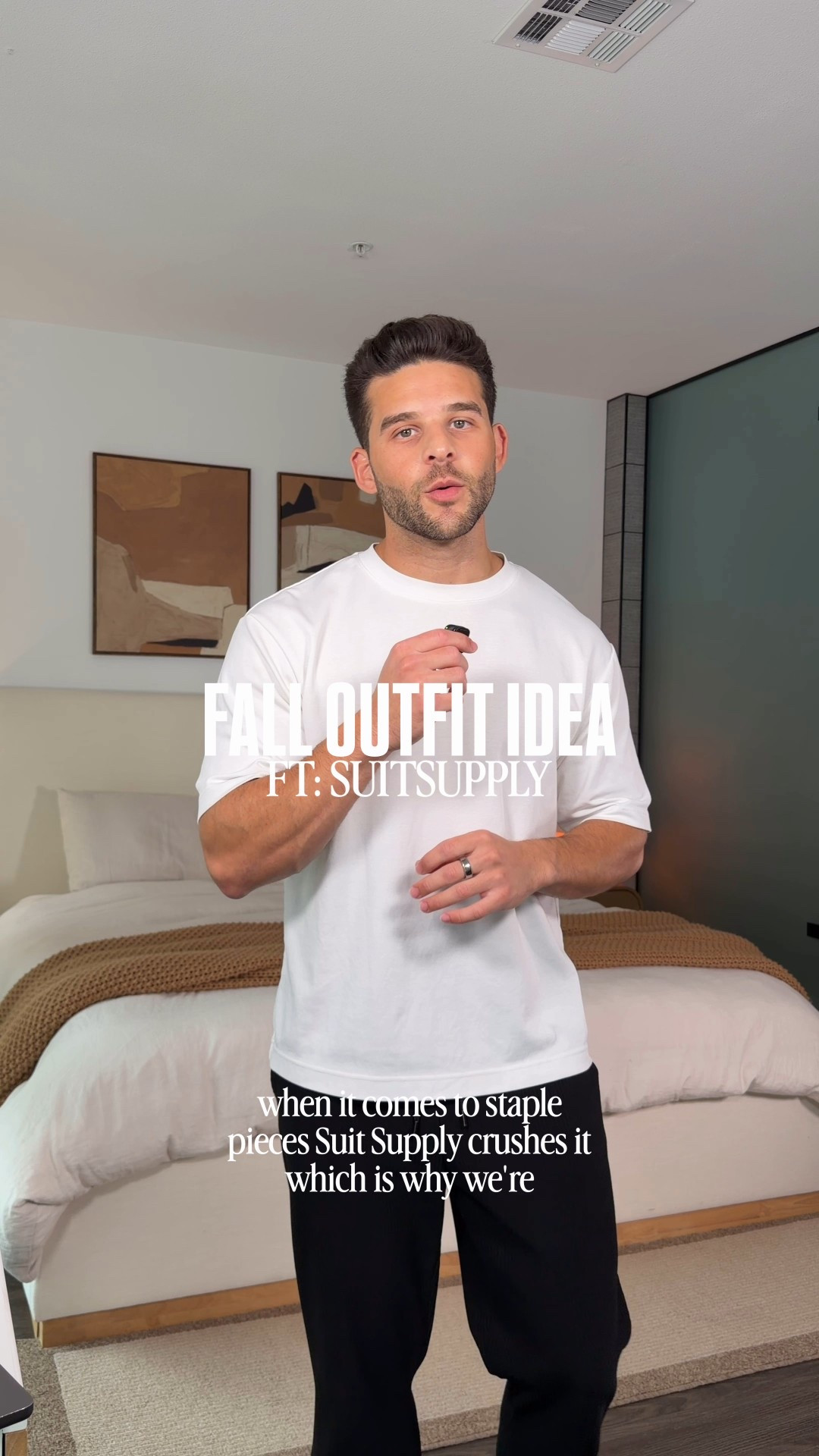 Men’s monochromatic fall outfit #fallfashion #suitsupply