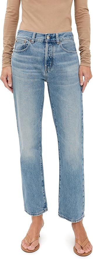 Madewell Women's Petite Longline Straight Jeans | Amazon (US)
