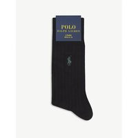 Logo-embroidered Egyptian-cotton-blend socks set of 3 | Selfridges