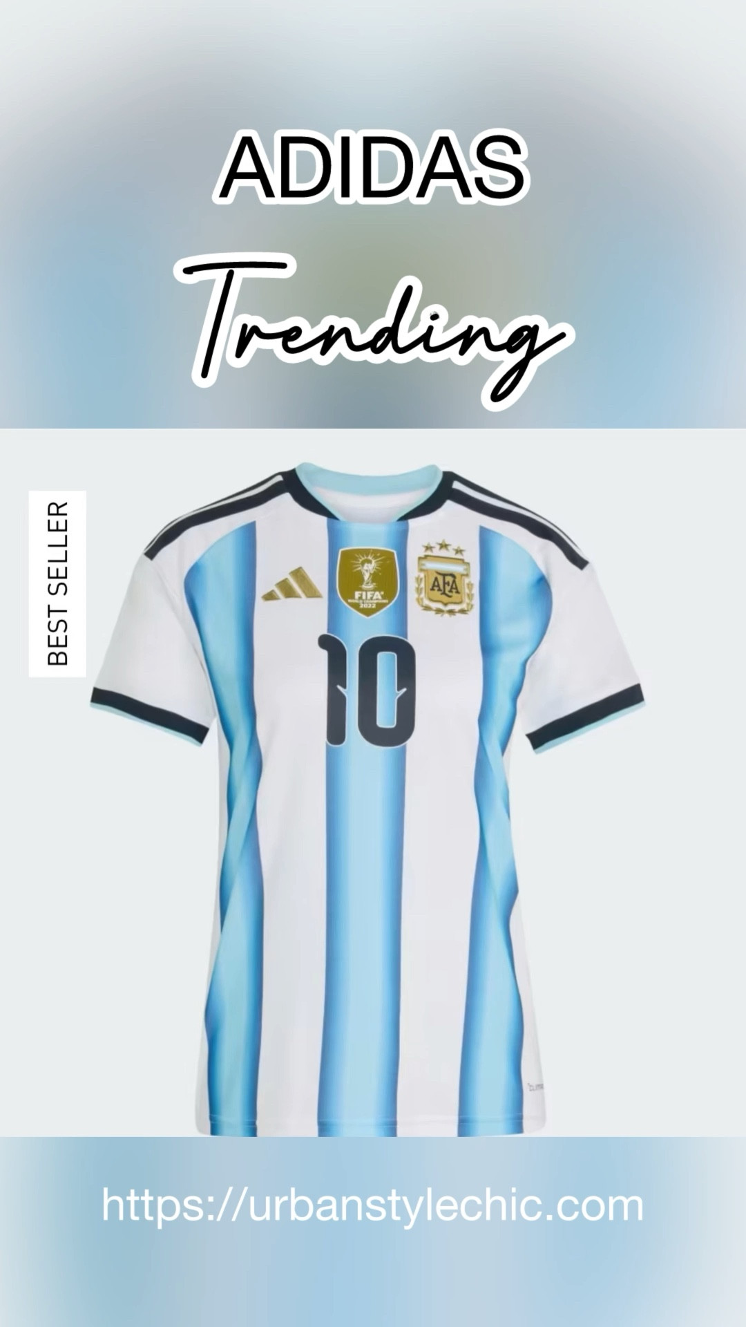 
Adidas is trending big right now, and these pieces are selling fast, from must-have sneakers to everyday athleisure essentials. 👟✨ And so is the new FIFA 2026 jersey! ⚽️ 

Follow me on IG @urbanstyle_chic

Adidas trending, adidas bestseller, soccer jersey, fifa official jersey, workout outfit, athletic wear, sports apparel, activewear 

#LTKActive #LTKMens #LTKGiftGuide