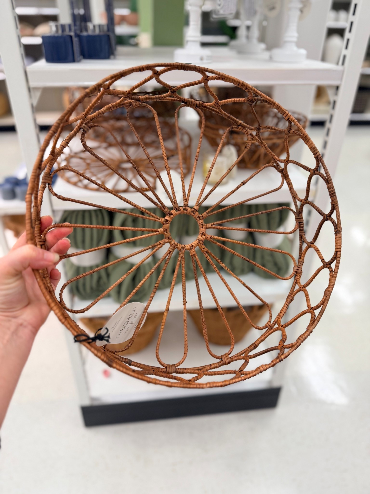 Looking for a simple home refresh? This rattan wired tray is just what you need for your living room or even your bedroom. Shop here for this and the matching bowl!

#homerefresh #bedroomrefresh #springstyle #targethome 

#LTKHome