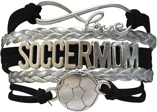 Soccer Mom Charm Infinity Love Bracelet, Soccer Moms Jewelry, Soccer Mom Gifts, Soccer Mom Gifts ... | Amazon (US)