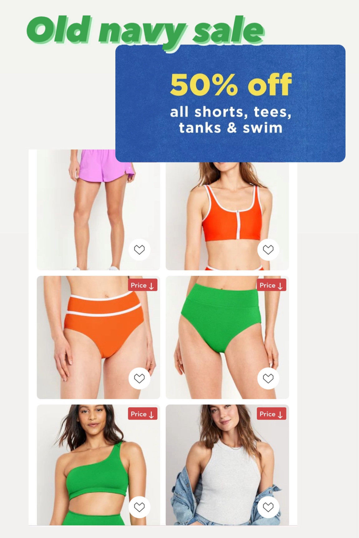 My favorite old navy summer selections! 🫶🏻

#LTKSwim #LTKSaleAlert #LTKMidsize