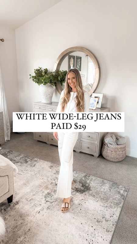 $29 high-quality, white denim! These jeans will go FAST because they remind me of denim that's at least 5x more expensive! Thick, the best fit, and the cutest, most on-trend fit and pockets. These white jeans will go with anything! Pair with a casual tee or dressed up with a button-up and blazer!

These jeans runs true to size; for reference, I'm 5'8" and wearing a size 4!

You do NOT need to spend a lot of money to look and feel INCREDIBLE!

I’m here to help the budget conscious get the luxury lifestyle.

Walmart Fashion / Spring Fashion / Spring Outfit  / Affordable / Budget / Women's Upscale Outfit / Classic Style / Workwear / Event / Elevated / Women’s Jeans

#LTKfindsunder50 #LTKsalealert #LTKworkwear