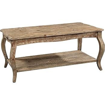 Alaterre Austerity Reclaimed Wood Coffee Table with Open Shelf, Accent & Occasional Furniture for... | Amazon (US)