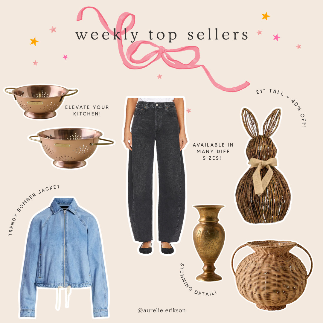 Everything you loved from last week! From copper colanders to wicker bunnies! All are must-haves for this season!  

 #LTKootd #LTKSeasonal #LTKHome