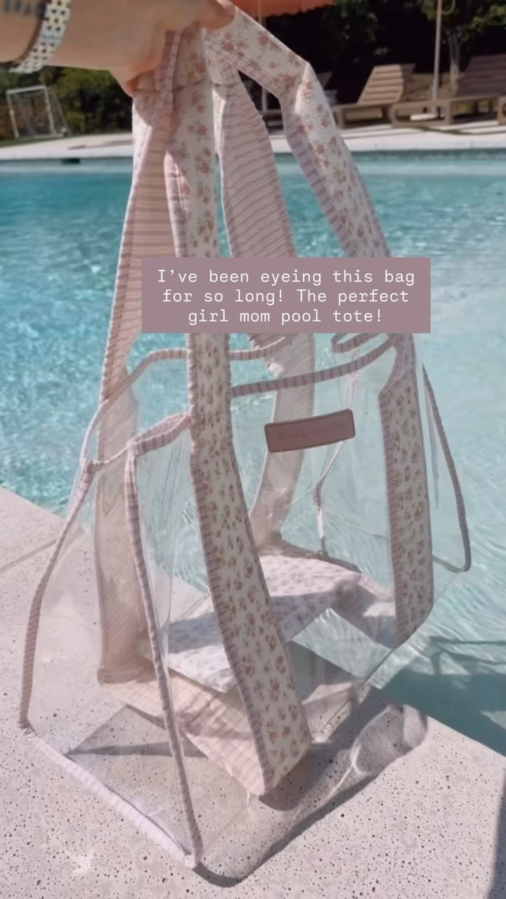 How cute is this tote?! Perfect for a beach or pool day! 

Loverly Grey, beach tote, pool tote, clear tote, jelly tote 

#LTKSwim #LTKSeasonal