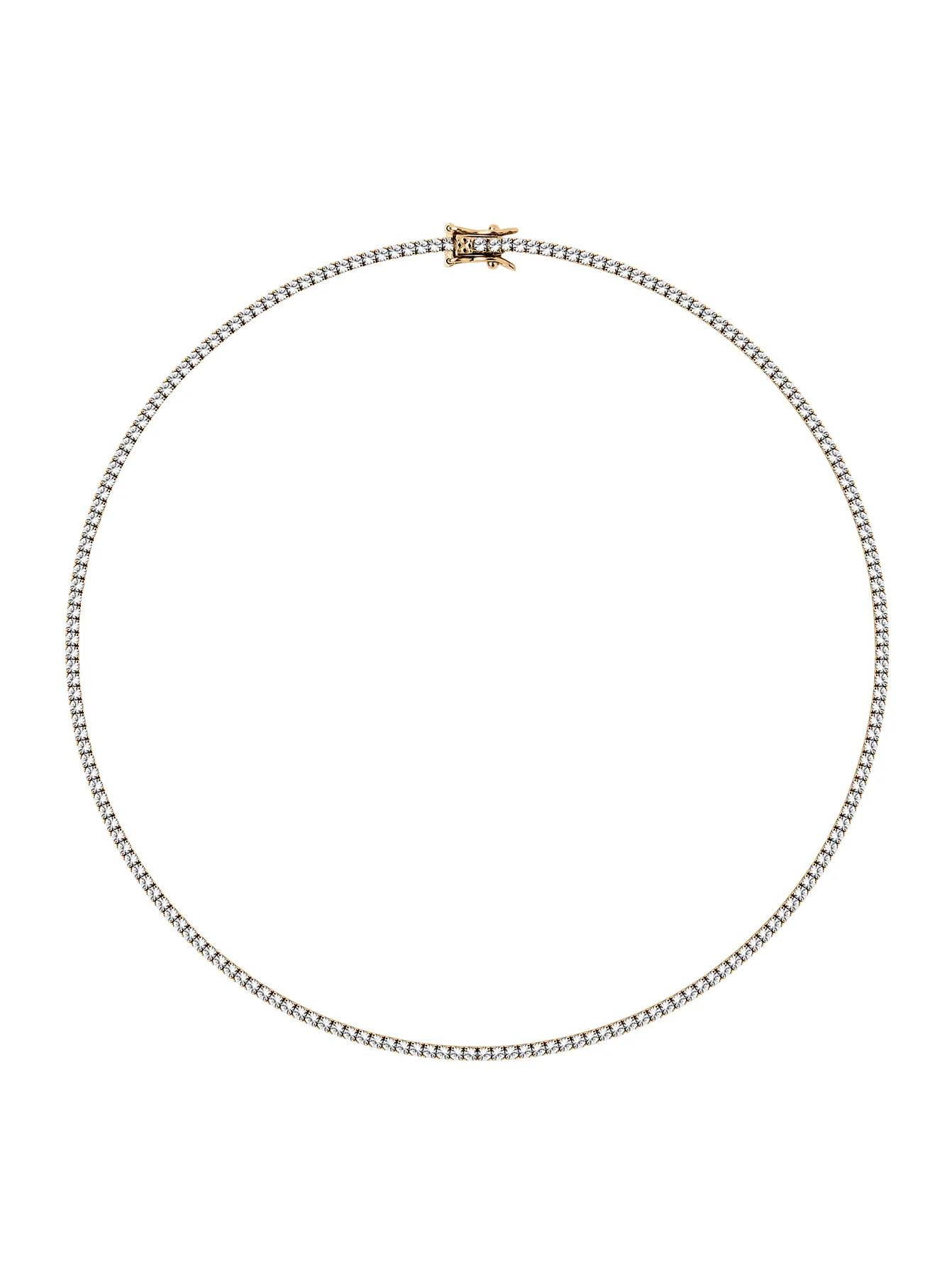 KATE RIVIÈRE NECKLACE IN 2MM MOISSANITE | Dorsey