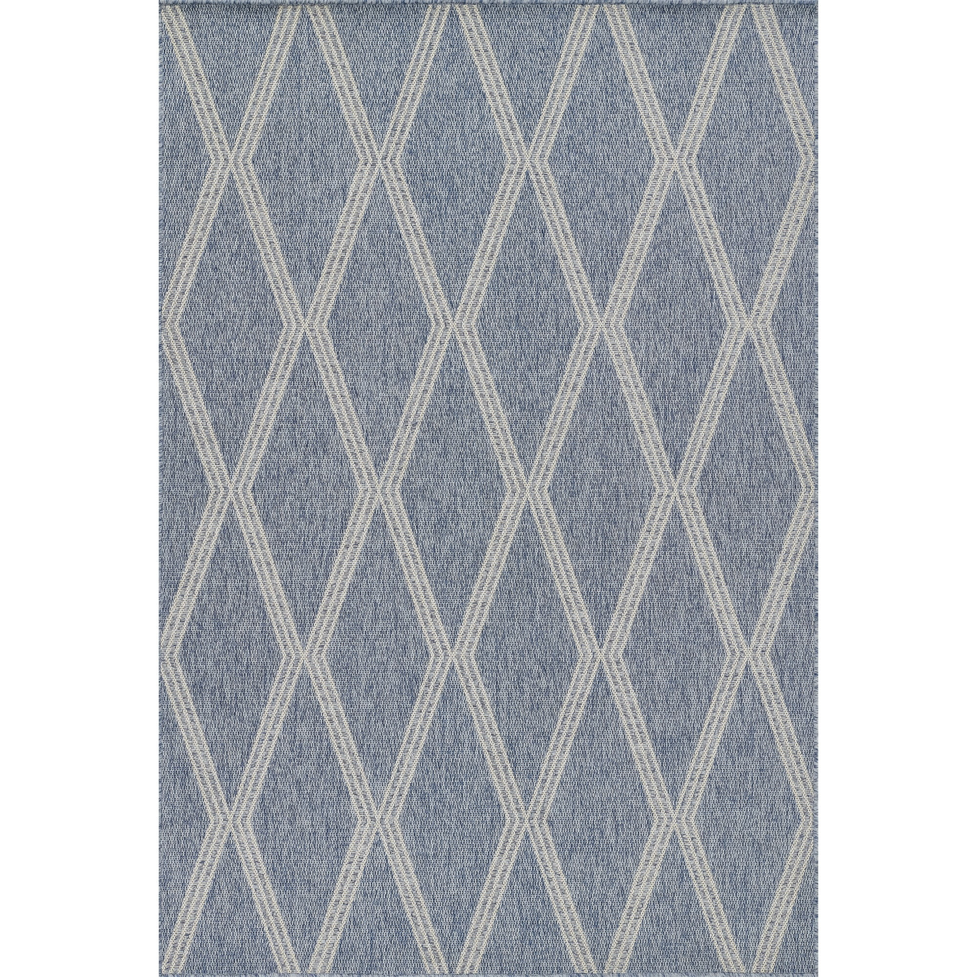 Momeni 8' x 10' Blue Geometric Outdoor Rug | Walmart (US)