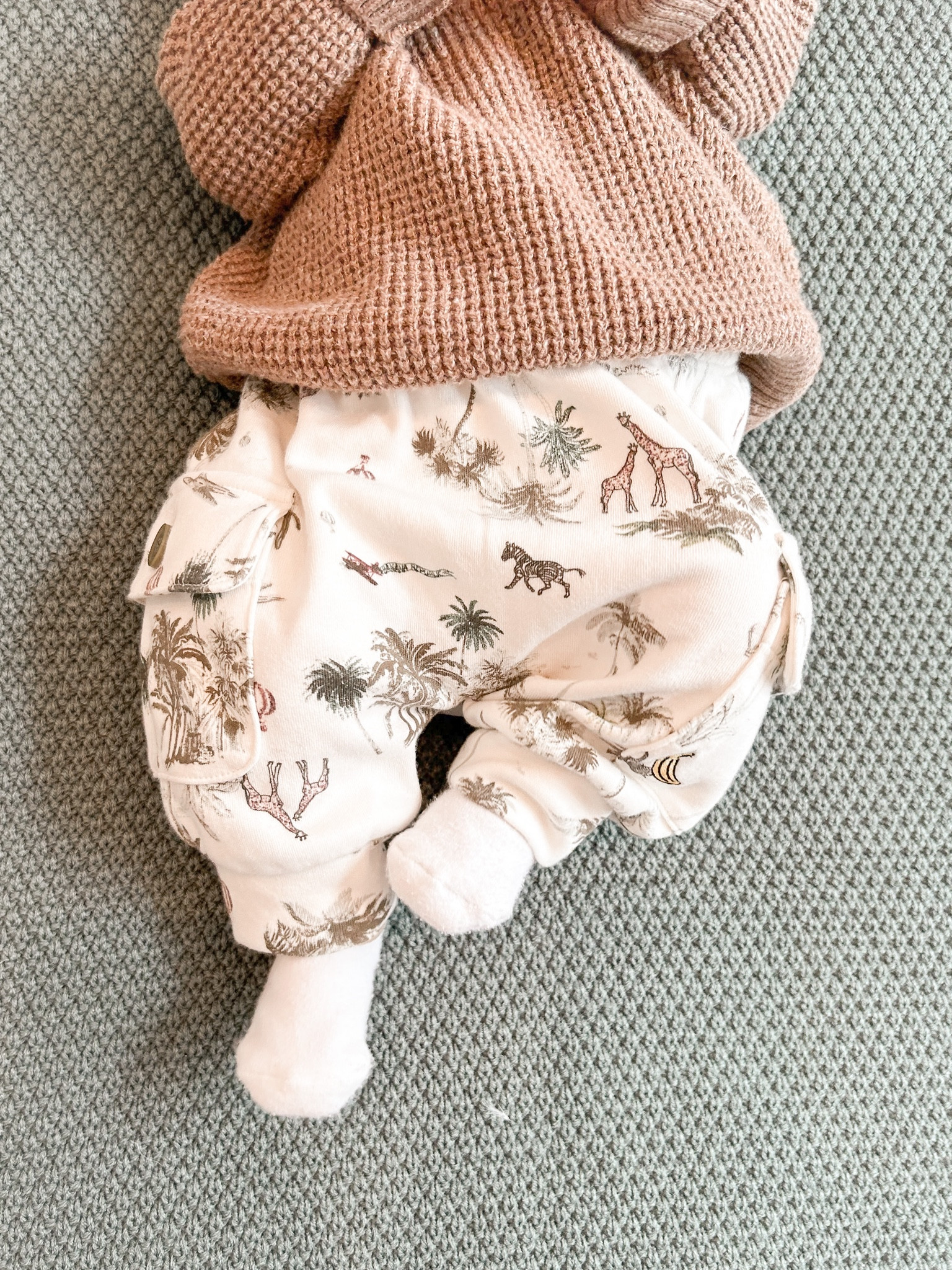 Banana Republic baby pull on pants - on sale! 
These can be worn with a sweater for winter or t-shirt for spring! 
Jaxon is one month old and wearing 0-3 months

Banana republic baby - on sale  - baby boy safari outfit  - baby pull on pants - giraffe - zebra - cute baby trousers - newborn essentials - newborn gift - baby boy clothes and outfit ideas

#LTKbaby #LTKU #LTKsalealert