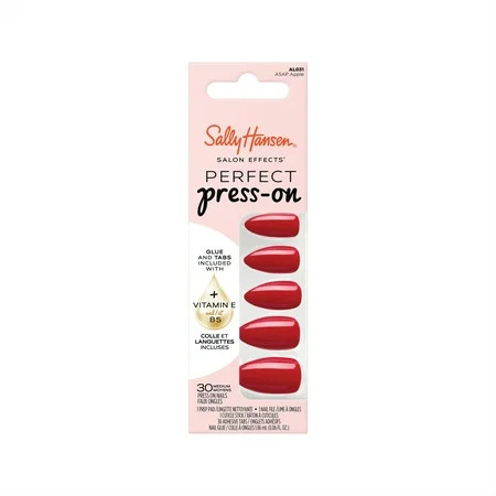 Sally Hansen Salon Effects Perfect Press-On Nails, Asap Apple, Non-Damaging, Easy to Apply | Walmart (US)