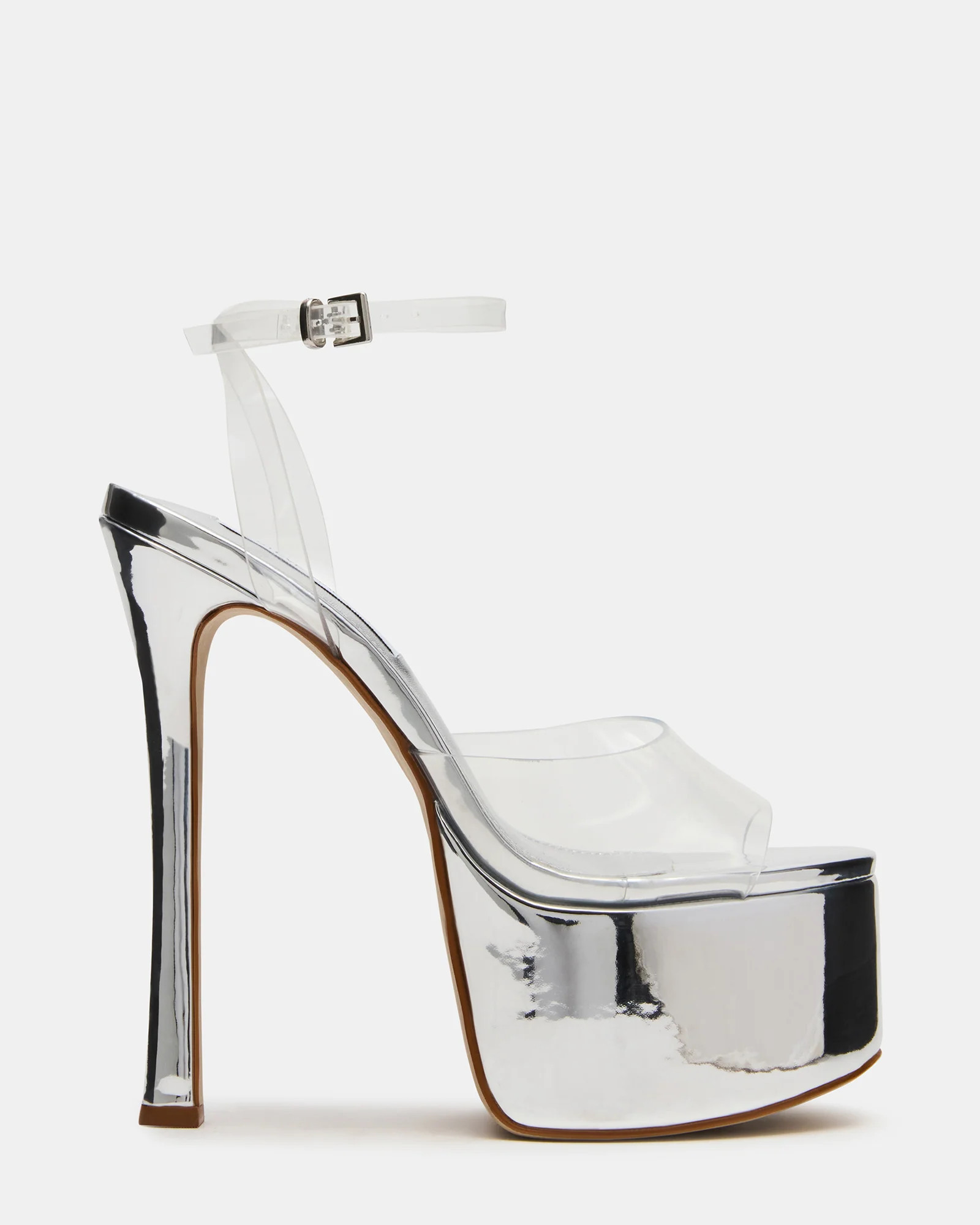 Steve Madden Women's Olyssia Platform Heels - Clear - Size 7.5 - PVC | Steve Madden (US)