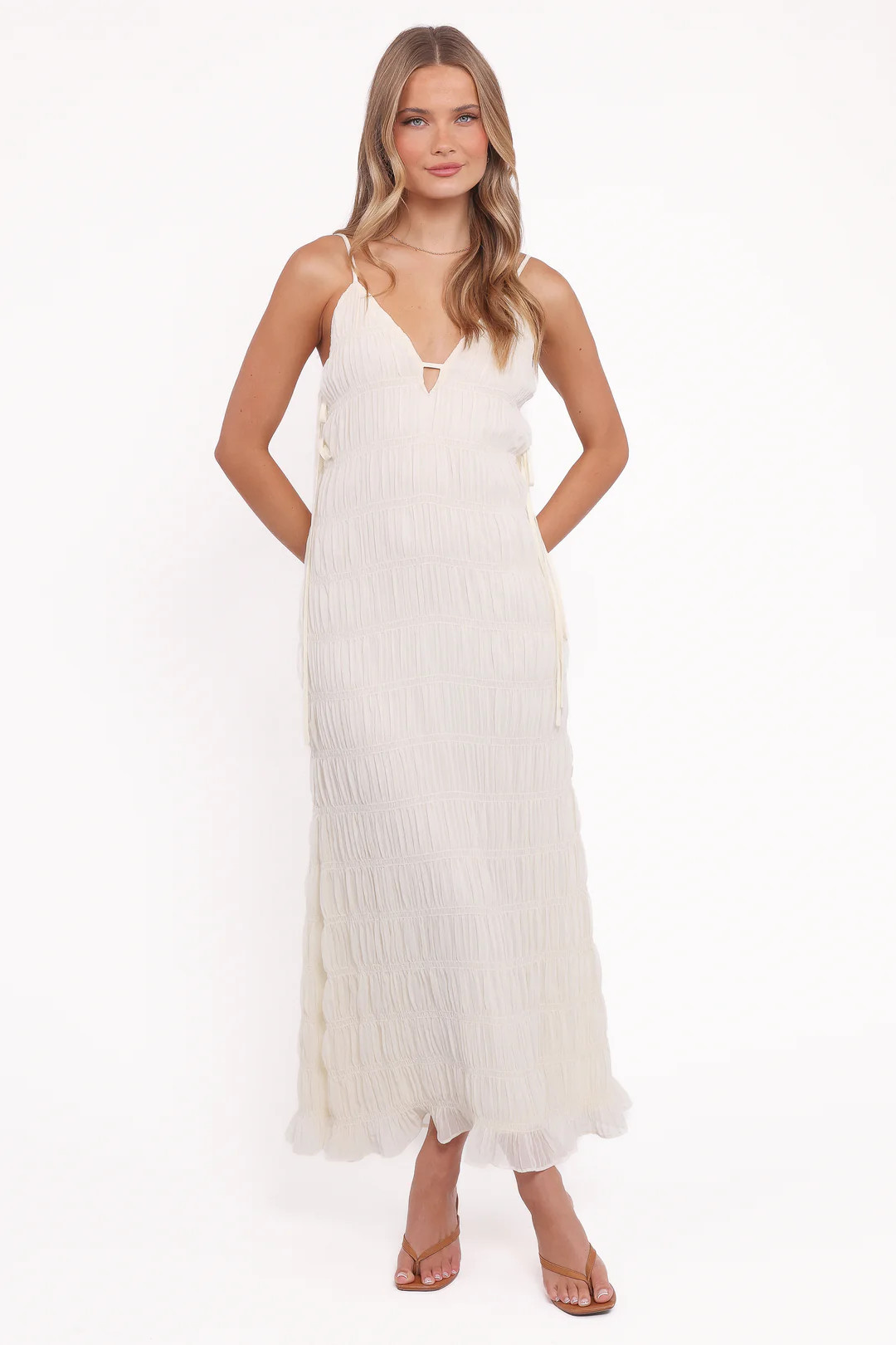 Seraphine Midi Dress - Cream | Petal & Pup (US)