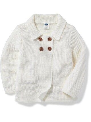 Old Navy Baby Double-Breasted Cardi For Baby Sea Salt Size 0-3 M | Old Navy US